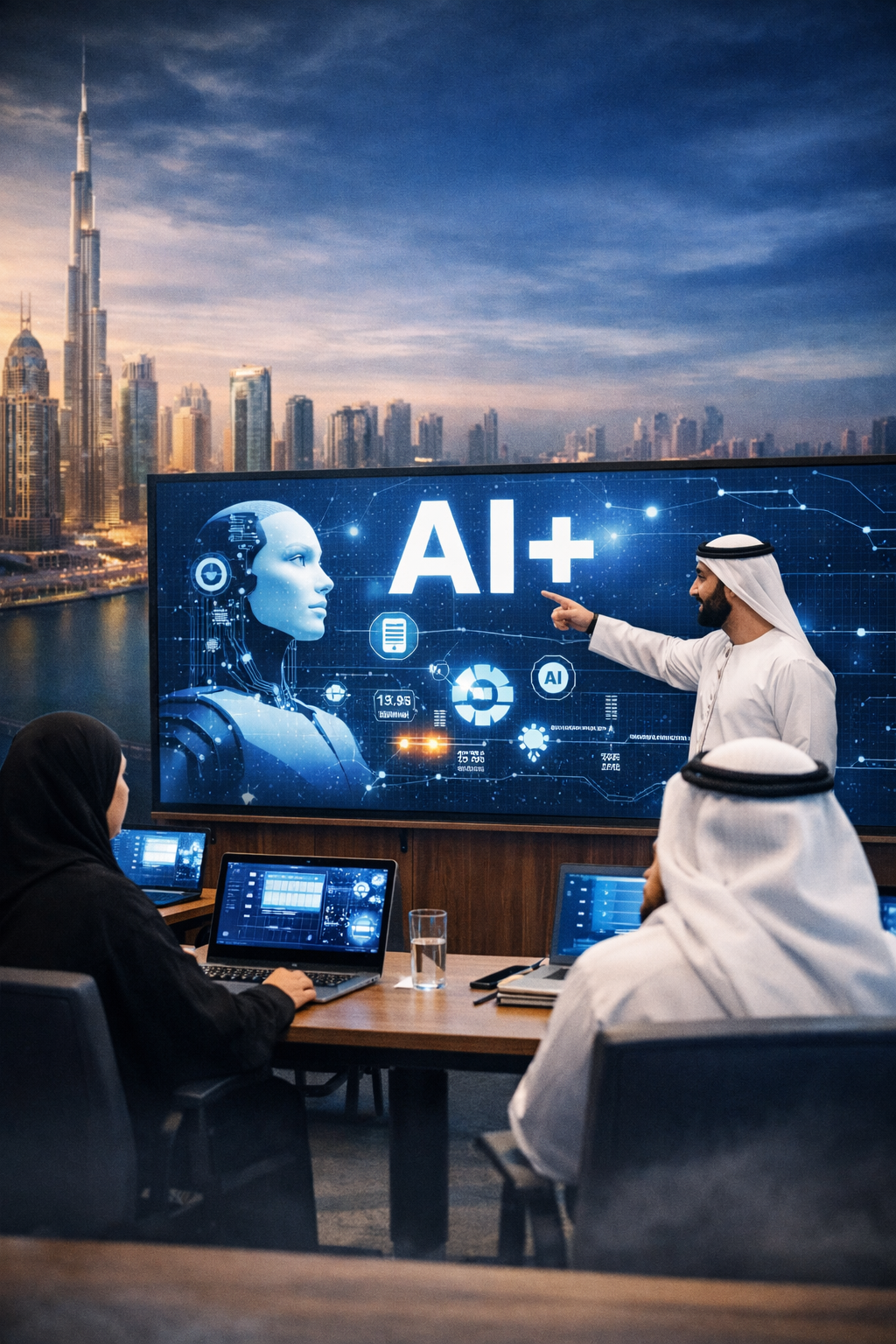 دبي تطلق برنامج AI+ لتدريب 50,000 موظف حكومي على تقنيات الذكاء الاصطناعي
